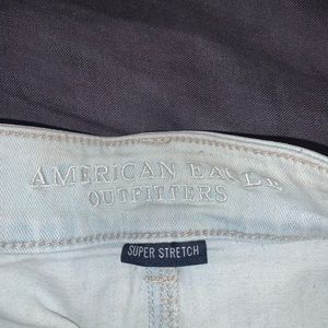 High rise jean shorts